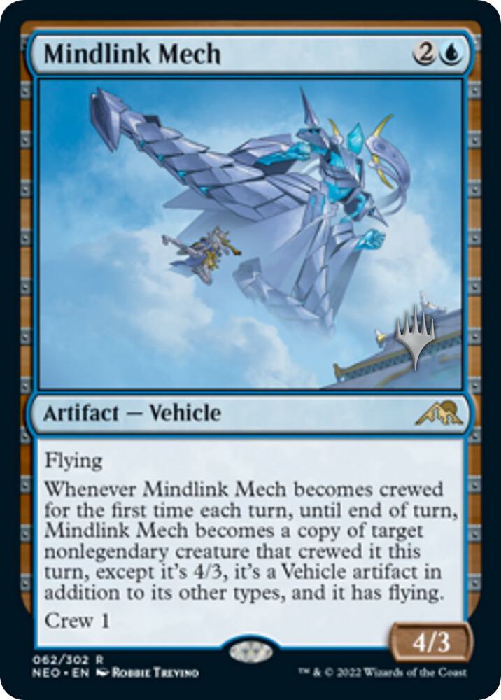 Mindlink Mech 62 card from Promo Pack: Kamigawa: Neon Dynasty