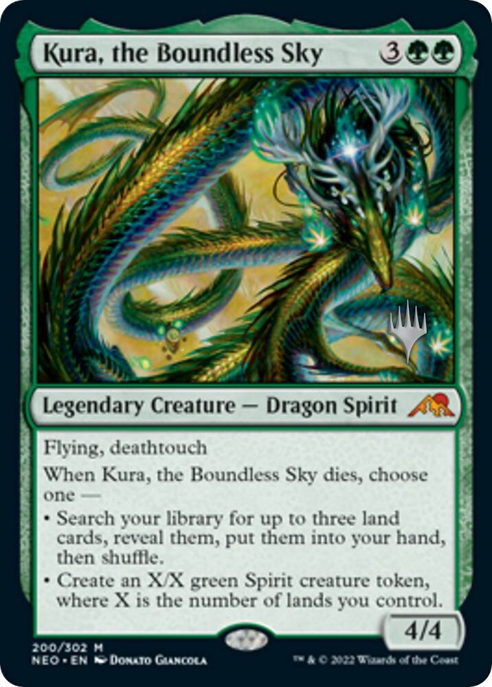 Kura, the Boundless Sky 200 card from Promo Pack: Kamigawa: Neon Dynasty
