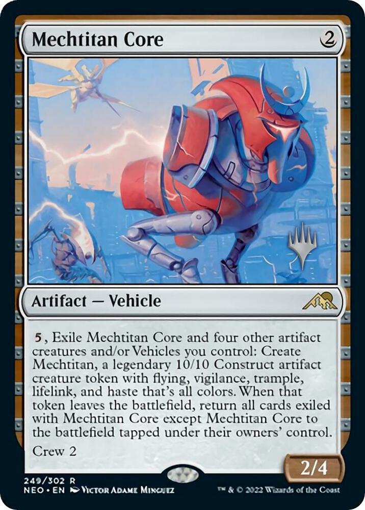 Mechtitan Core 249 card from Promo Pack: Kamigawa: Neon Dynasty
