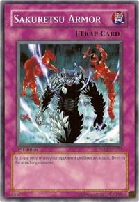 Sakuretsu Armor YSDS-EN035 card from Starter Deck: Syrus Truesdale