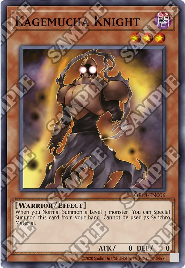 Kagemucha Knight OP18-EN006 card from OTS Tournament Pack 18