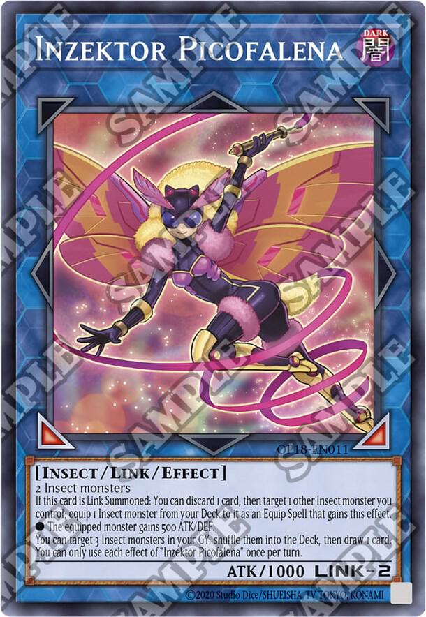Inzektor Picofalena OP18-EN011 card from OTS Tournament Pack 18