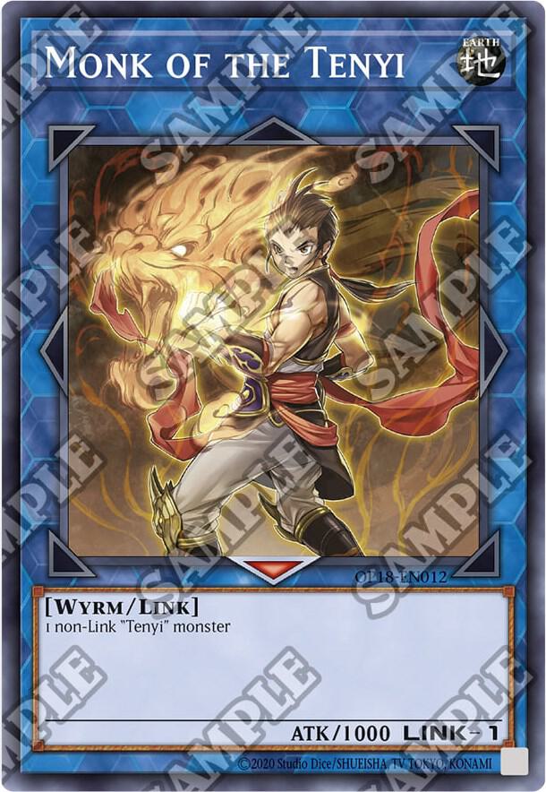 Monk of the Tenyi OP18-EN012 card from OTS Tournament Pack 18
