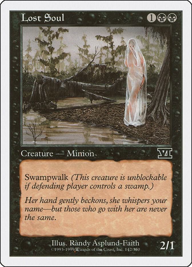 Lost Soul 142 card from Classic Sixth Edition