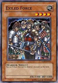 Exiled Force YSDJ-EN011 card from Starter Deck: Jaden Yuki