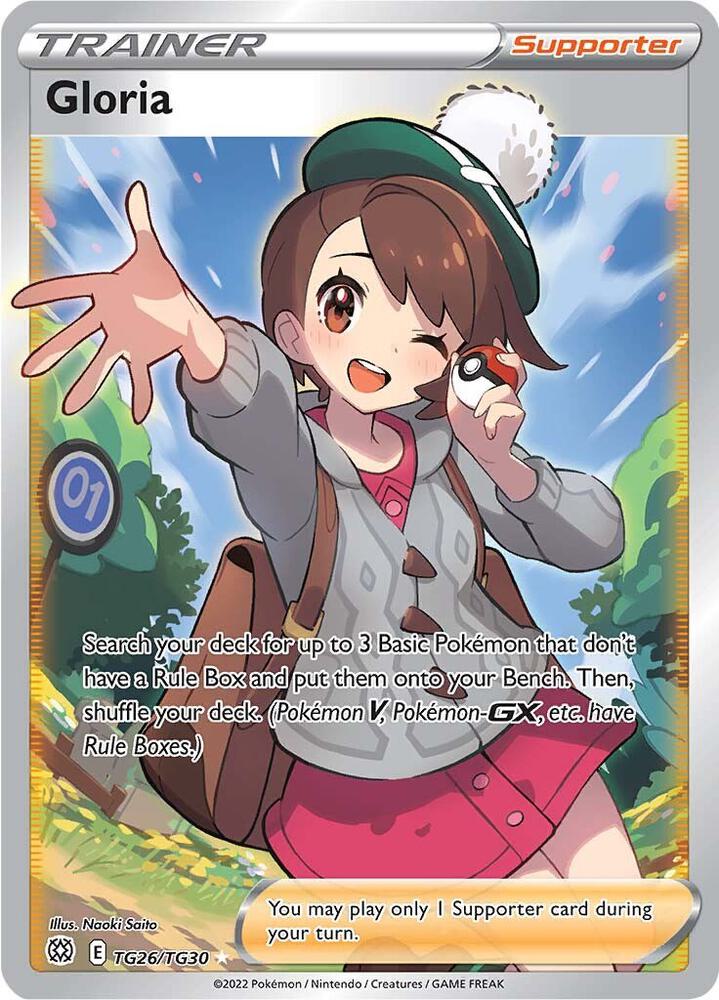 Gloria TG26/TG30 card from SWSH09: Brilliant Stars Trainer Gallery