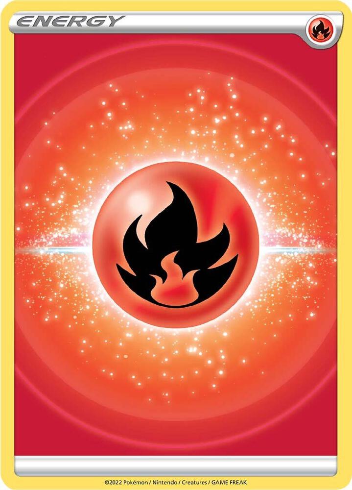 Fire Energy (2022 Unnumbered) card from SWSH09: Brilliant Stars