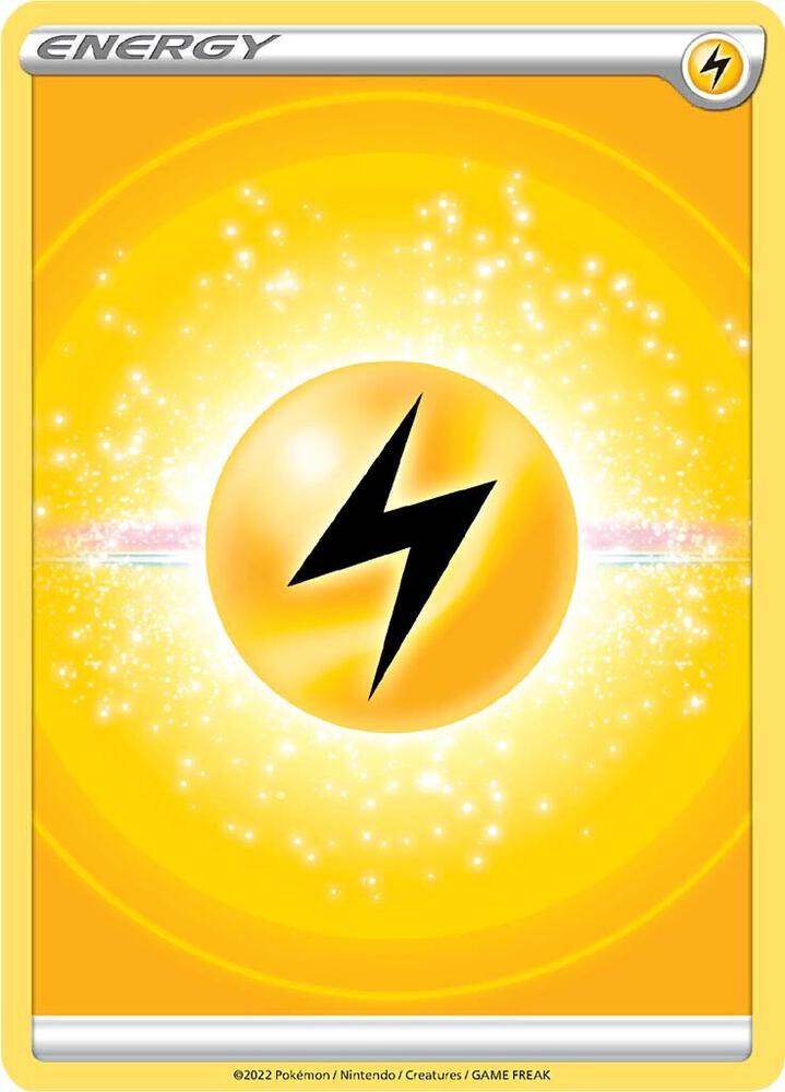 Lightning Energy (2022 Unnumbered) card from SWSH09: Brilliant Stars