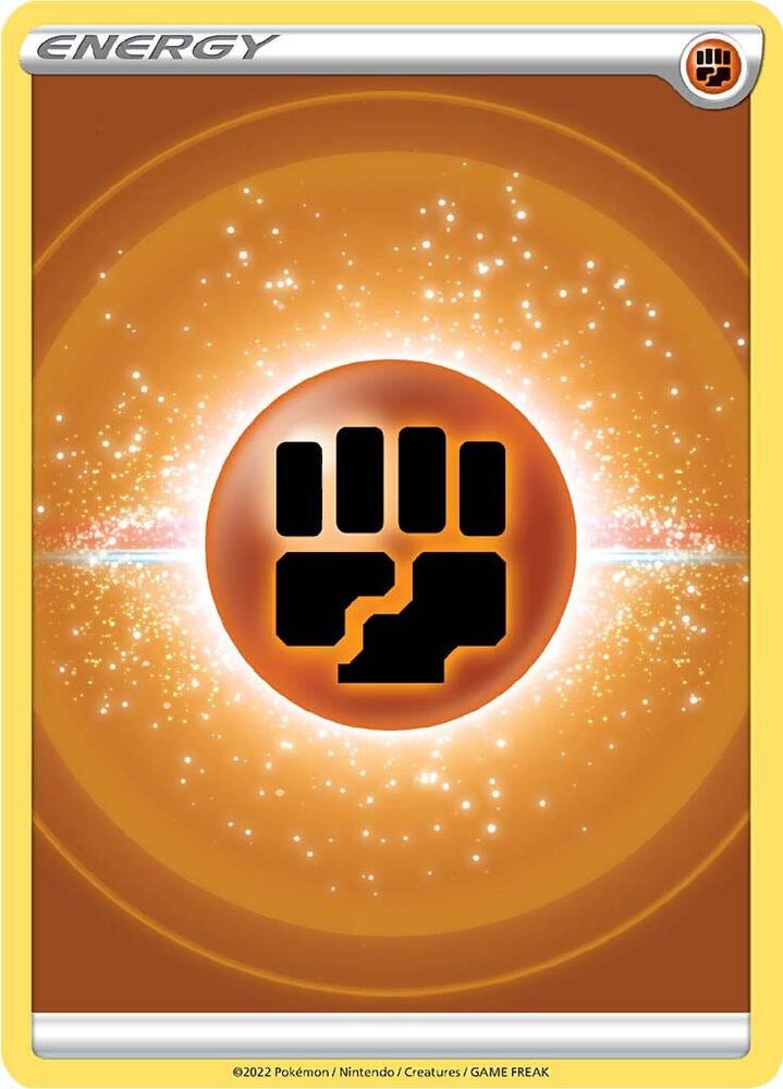 Fighting Energy (2022 Unnumbered) card from SWSH09: Brilliant Stars