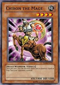 Chiron the Mage YSDJ-EN015 card from Starter Deck: Jaden Yuki