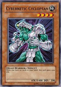 Cybernetic Cyclopean YSDJ-EN020 card from Starter Deck: Jaden Yuki