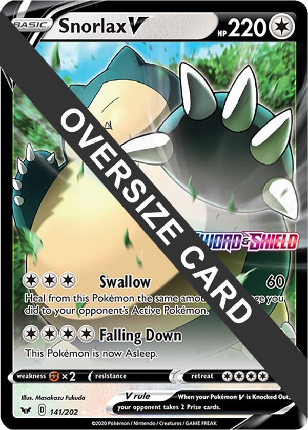Snorlax V 141/202 card from Jumbo Cards