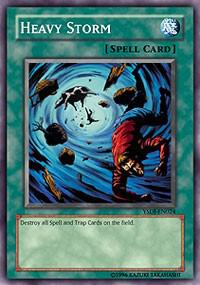 Heavy Storm YSDJ-EN024 card from Starter Deck: Jaden Yuki