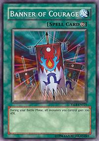 Banner of Courage YSDJ-EN025 card from Starter Deck: Jaden Yuki