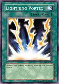 Lightning Vortex YSDJ-EN029 card from Starter Deck: Jaden Yuki