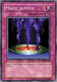 Magic Jammer YSDJ-EN035 card from Starter Deck: Jaden Yuki