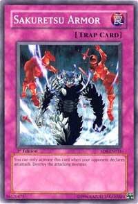 Sakuretsu Armor YSDJ-EN036 card from Starter Deck: Jaden Yuki