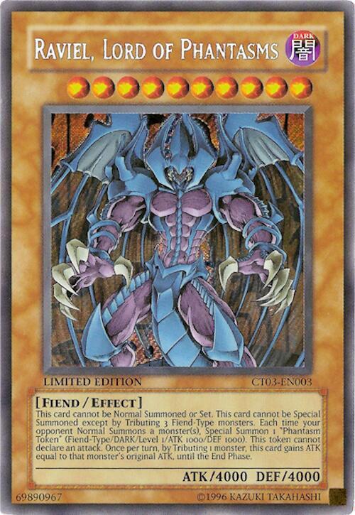 Raviel, Lord of Phantasms CT03-EN003 card from 2006 Collectors Tin