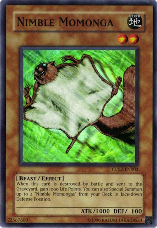 Nimble Momonga CP02-EN002 card from Champion Pack 2