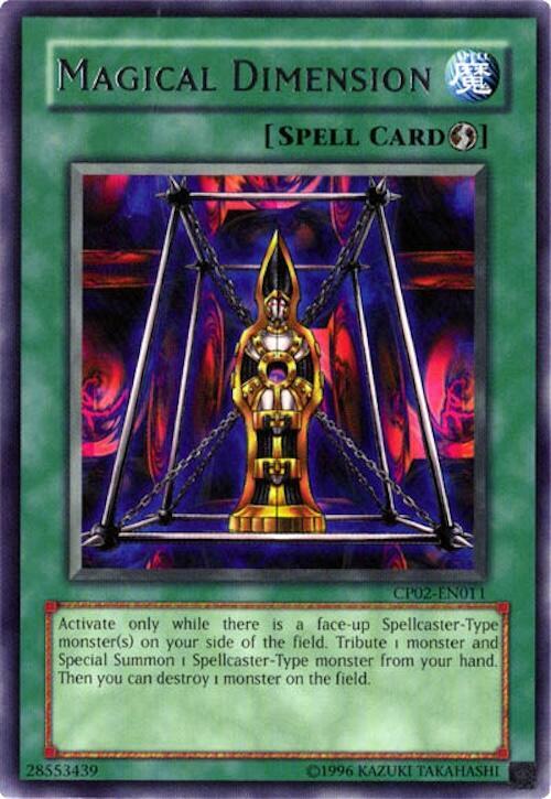 Magical Dimension CP02-EN011 card from Champion Pack 2