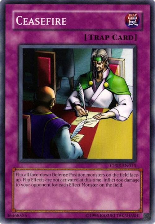 Ceasefire CP02-EN014 card from Champion Pack 2