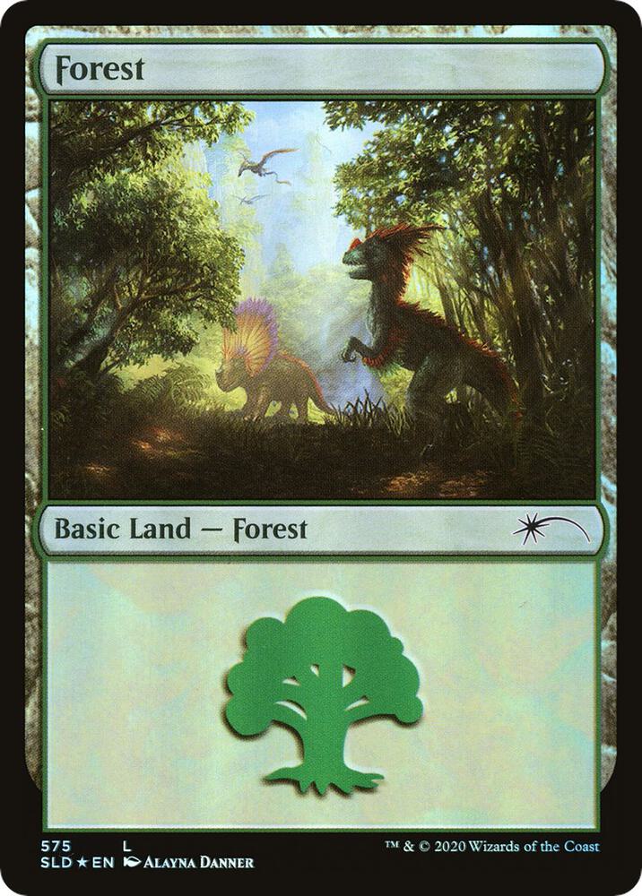 Forest 575 card from Secret Lair Drop Series