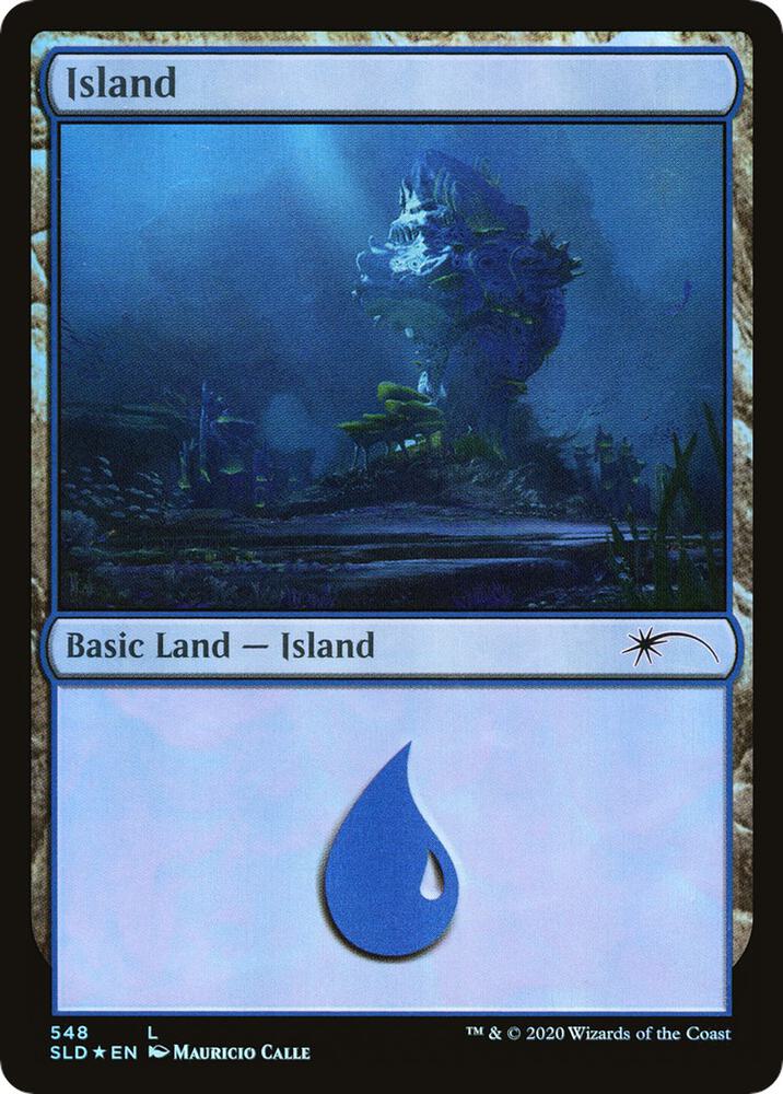 Island 548 card from Secret Lair Drop Series