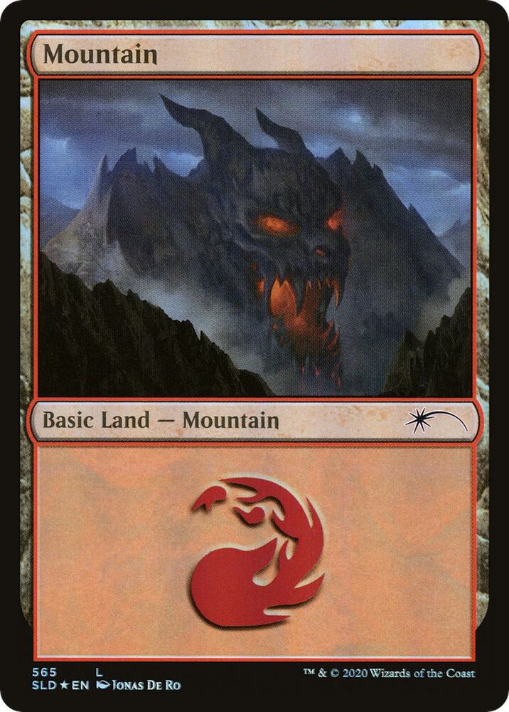 Mountain 565 card from Secret Lair Drop Series