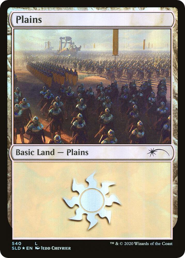 Plains 540 card from Secret Lair Drop Series