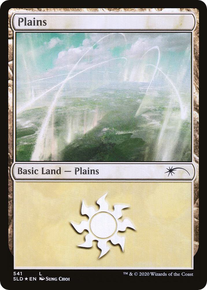 Plains 541 card from Secret Lair Drop Series