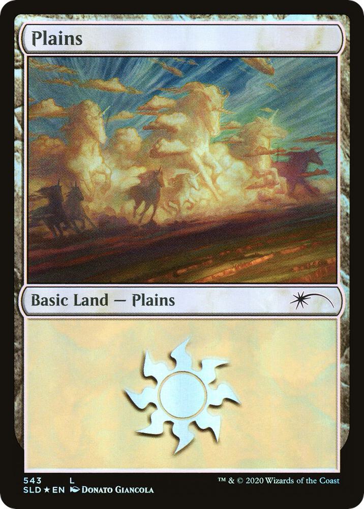 Plains 543 card from Secret Lair Drop Series