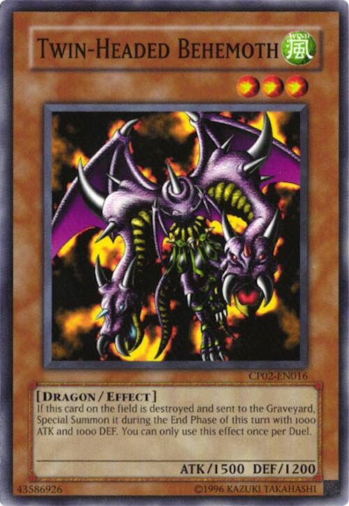 Twin-Headed Behemoth CP02-EN016 card from Champion Pack 2