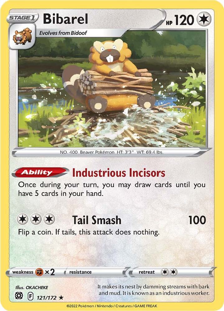 Bibarel 121/172 card from Deck Exclusives