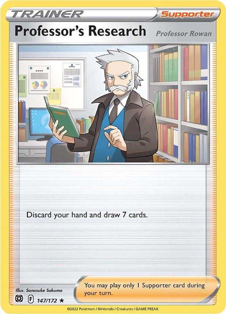 Professor's Research 147/172 card from Deck Exclusives