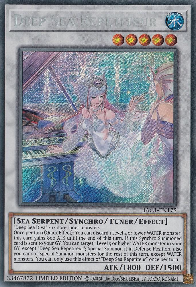 Deep Sea Repetiteur HAC1-EN175 card from Hidden Arsenal: Chapter 1