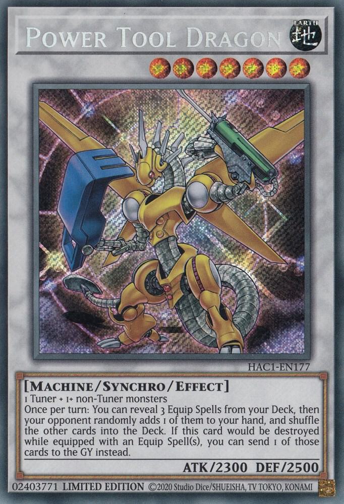 Power Tool Dragon HAC1-EN177 card from Hidden Arsenal: Chapter 1