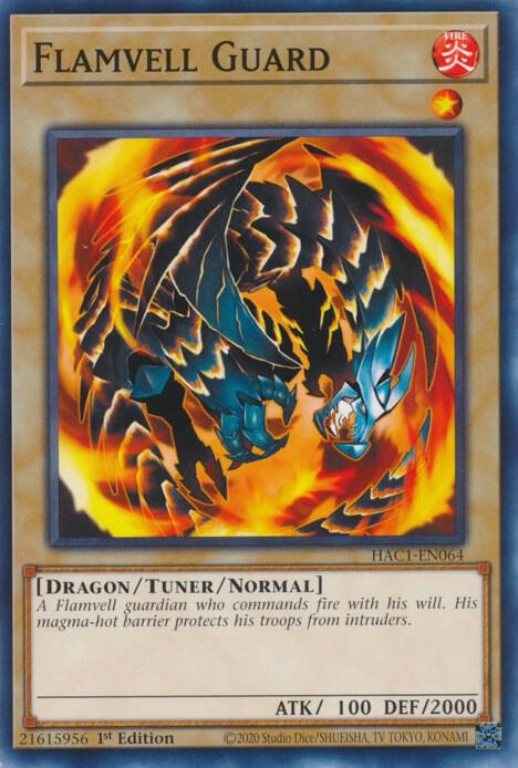 Flamvell Guard HAC1-EN064 card from Hidden Arsenal: Chapter 1