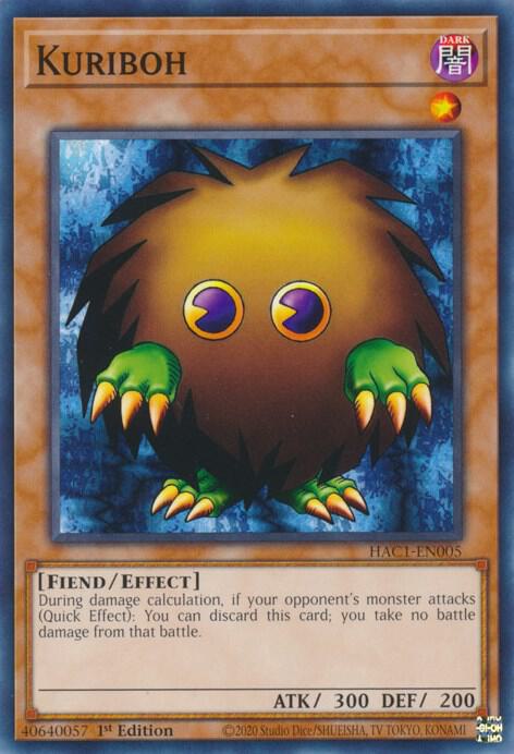 Kuriboh HAC1-EN005 card from Hidden Arsenal: Chapter 1