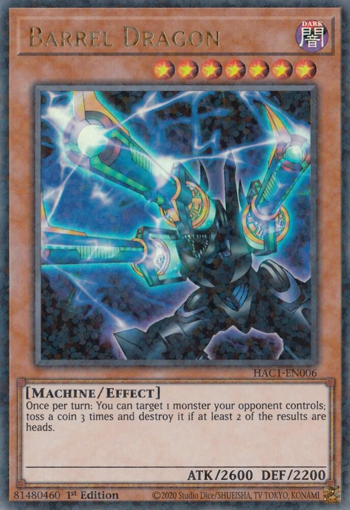 Barrel Dragon (Duel Terminal) HAC1-EN006 card from Hidden Arsenal: Chapter 1