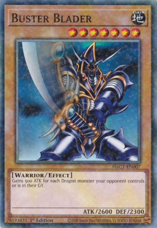 Buster Blader (Duel Terminal) HAC1-EN007 card from Hidden Arsenal: Chapter 1
