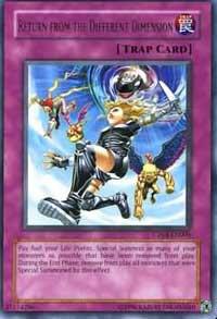 Return from the Different Dimension CP04-EN009 card from Champion Pack 4