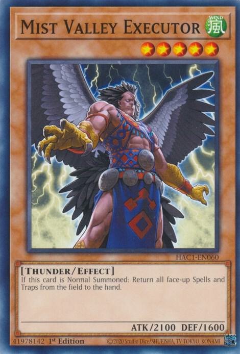 Mist Valley Executor HAC1-EN060 card from Hidden Arsenal: Chapter 1