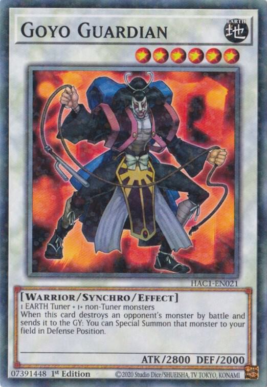 Goyo Guardian (Duel Terminal) HAC1-EN021 card from Hidden Arsenal: Chapter 1