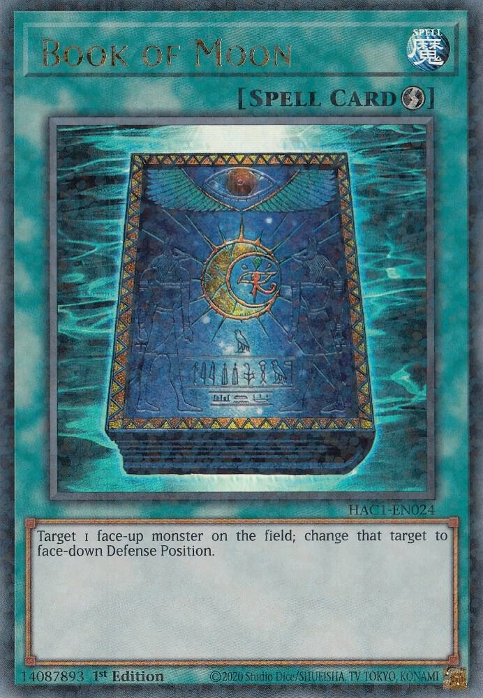 Book of Moon (Duel Terminal) HAC1-EN024 card from Hidden Arsenal: Chapter 1