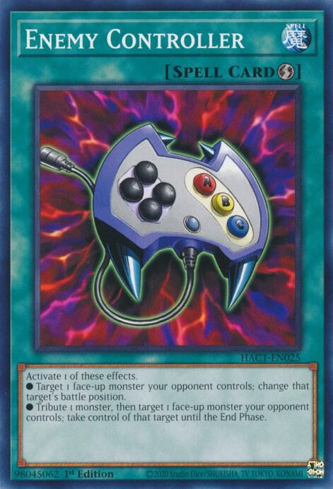 Enemy Controller HAC1-EN025 card from Hidden Arsenal: Chapter 1