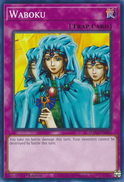 Waboku HAC1-EN026 card from Hidden Arsenal: Chapter 1