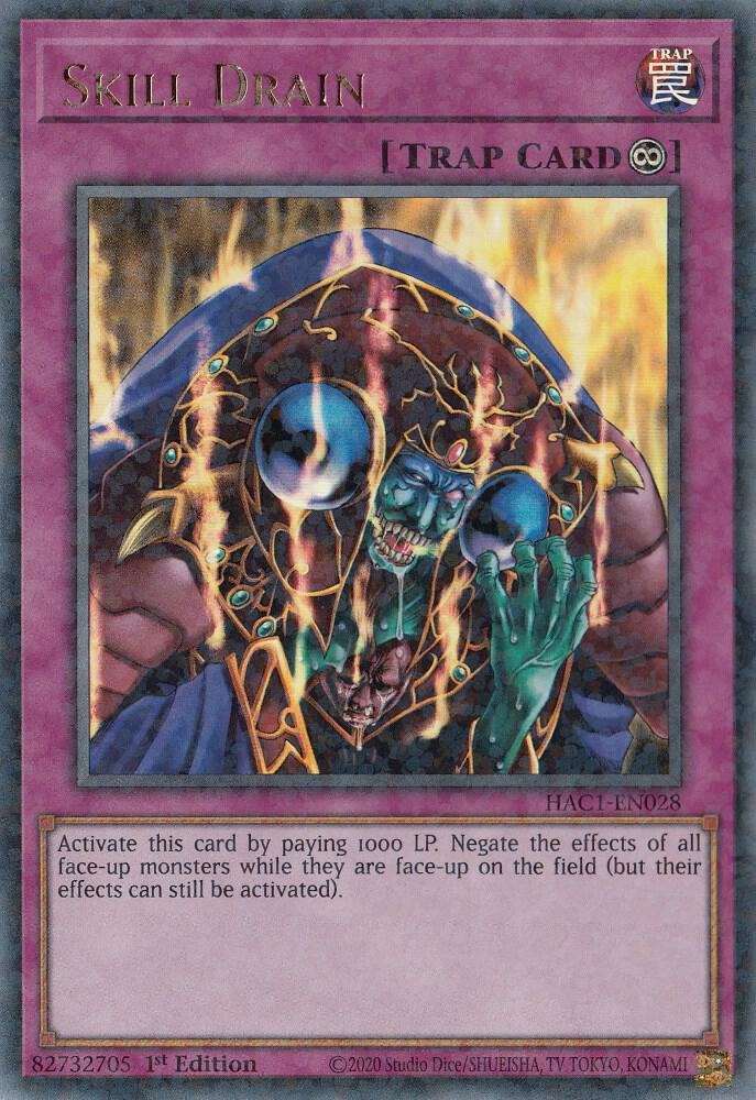Skill Drain (Duel Terminal) HAC1-EN028 card from Hidden Arsenal: Chapter 1