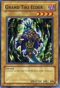Grand Tiki Elder CP04-EN014 card from Champion Pack 4