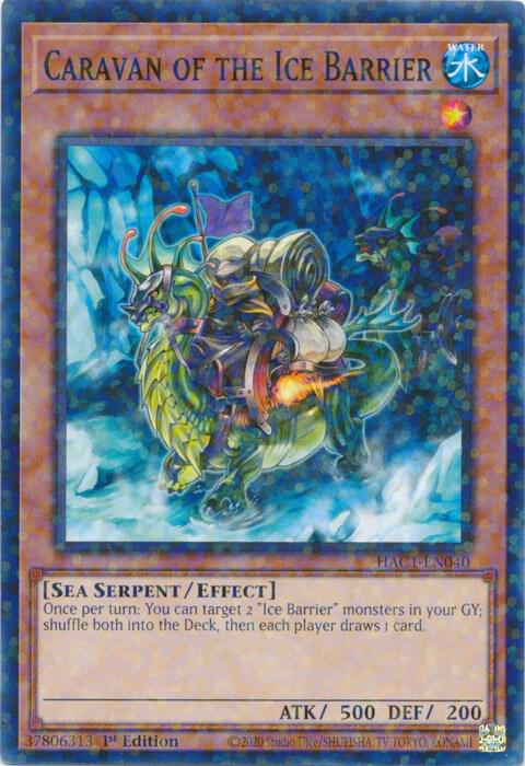 Caravan of the Ice Barrier (Duel Terminal) HAC1-EN040 card from Hidden Arsenal: Chapter 1