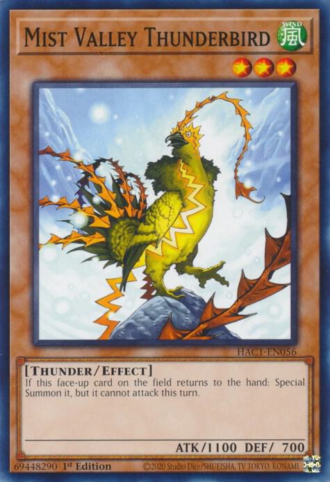 Mist Valley Thunderbird HAC1-EN056 card from Hidden Arsenal: Chapter 1